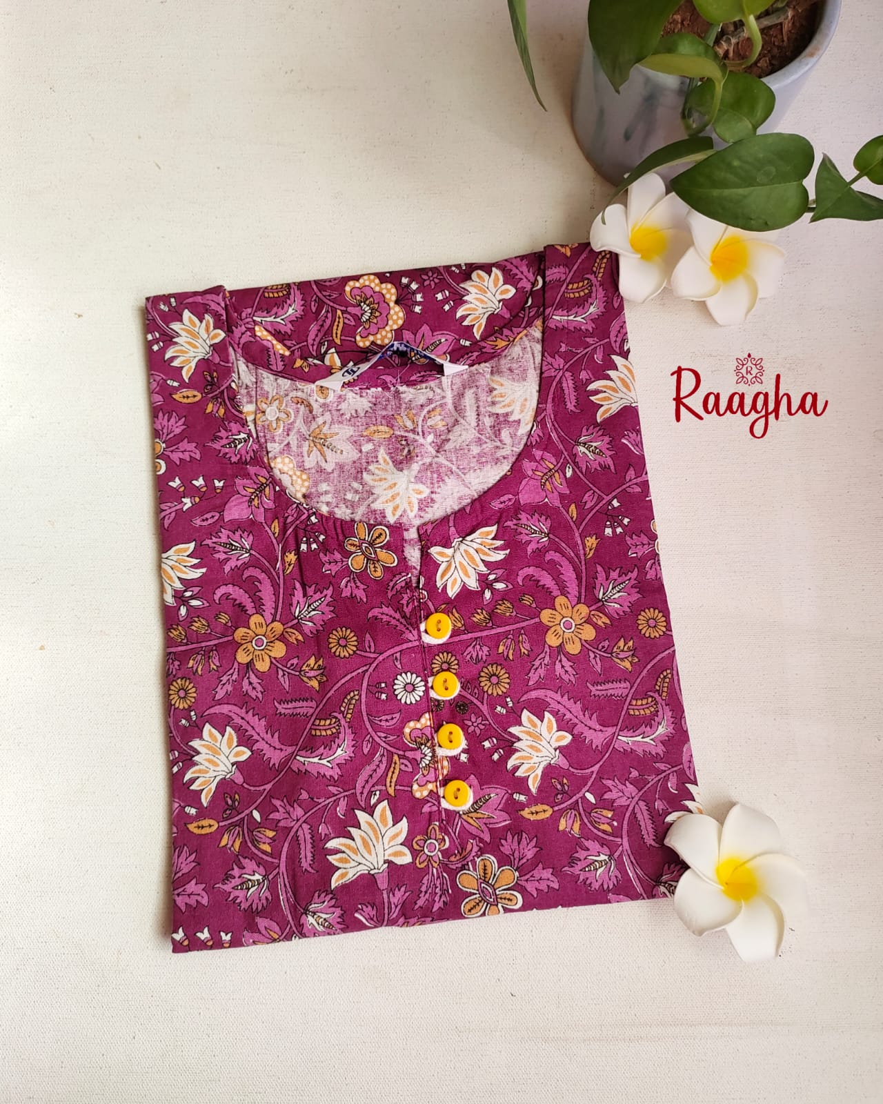 Floral Cotton Kurti