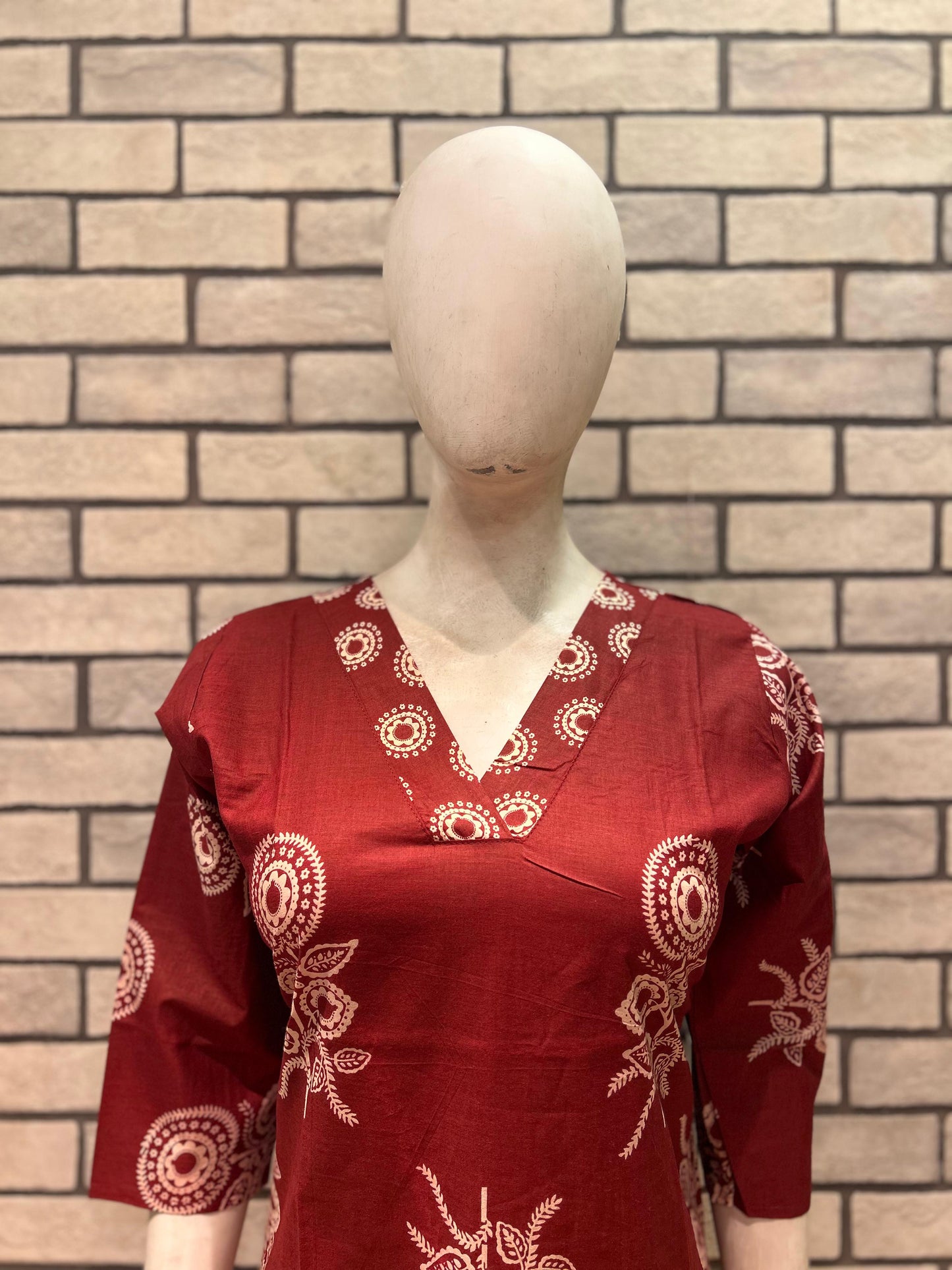 Cotton Kurti Pant Set