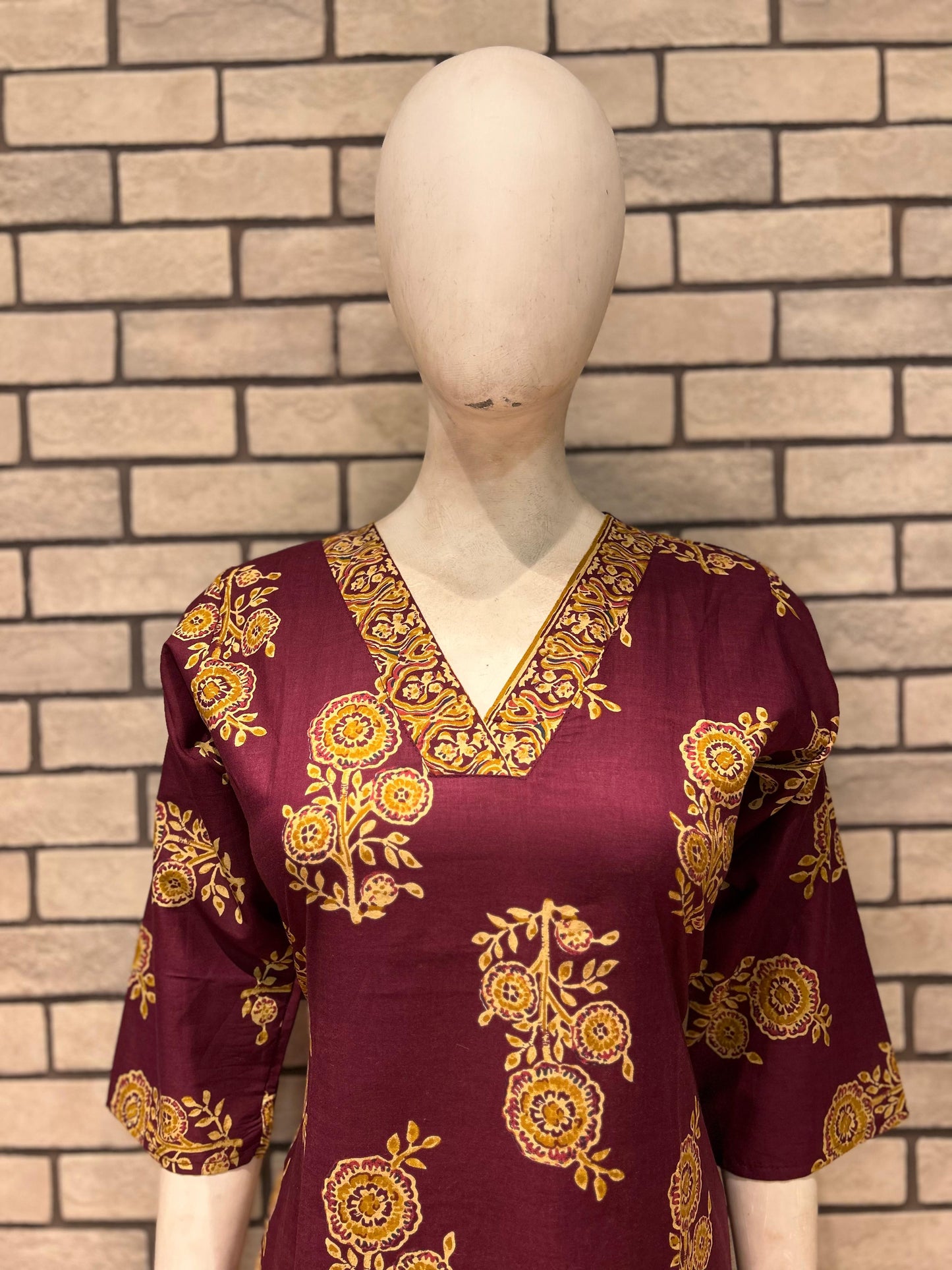 Cotton Kurta Pant Set