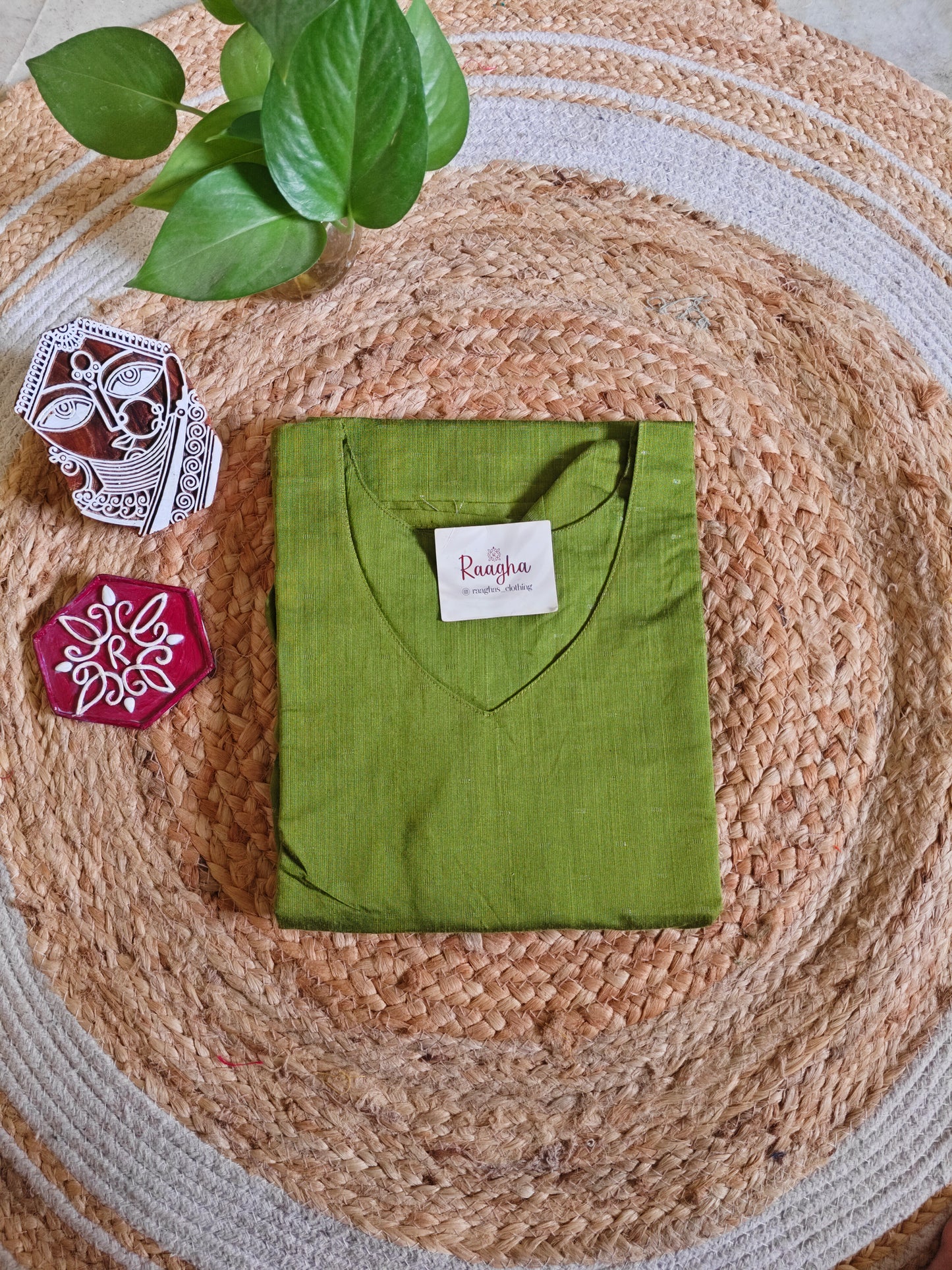 Premium Raw Silk Kurti