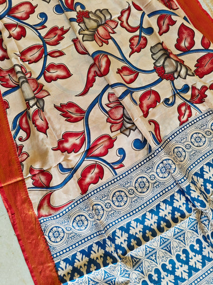 Kalamkari Silk Dupatta