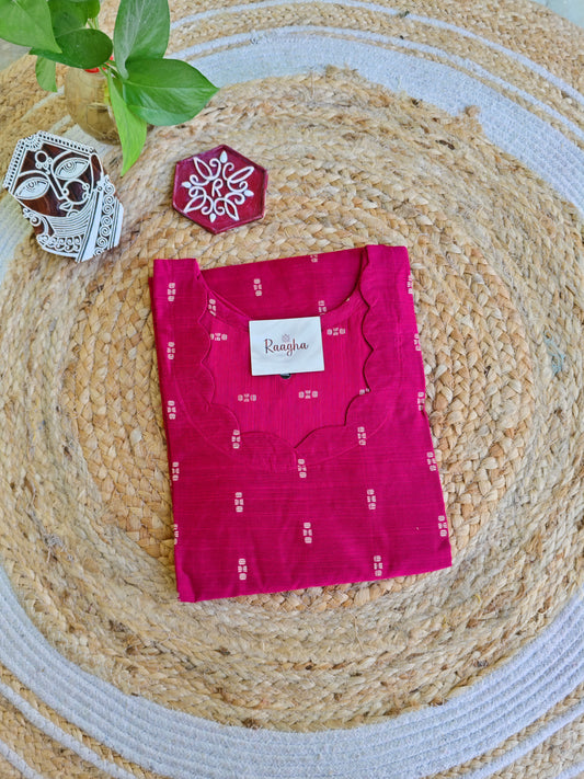 Premium Raw Silk Kurti