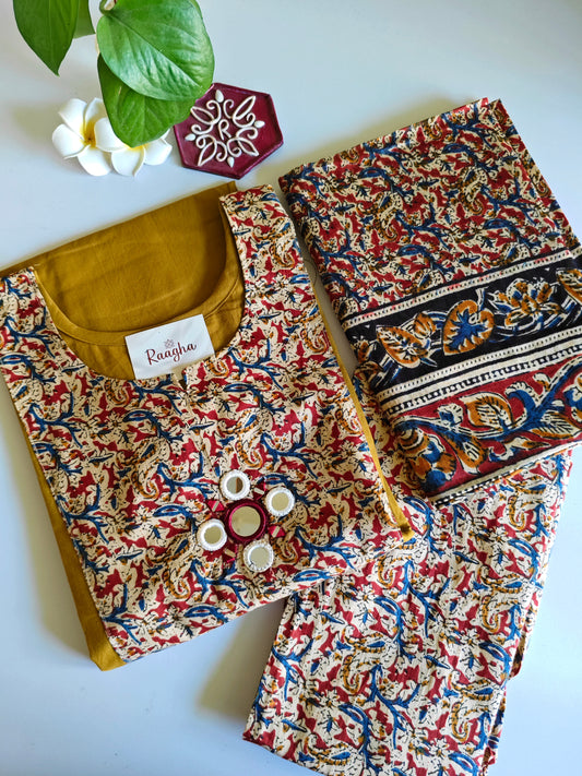 Cotton kalamkari Salwar Set