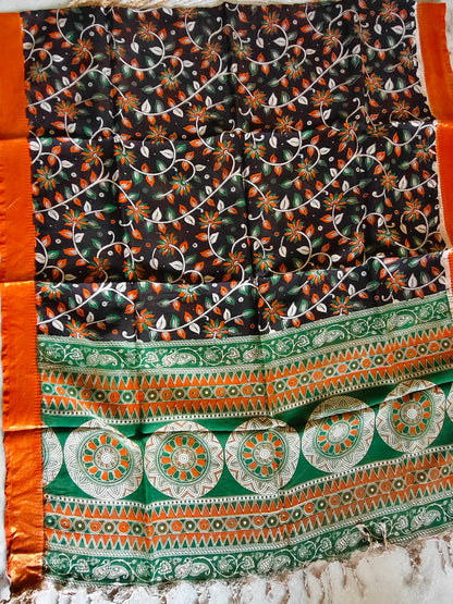 Kalamkari Silk Dupatta