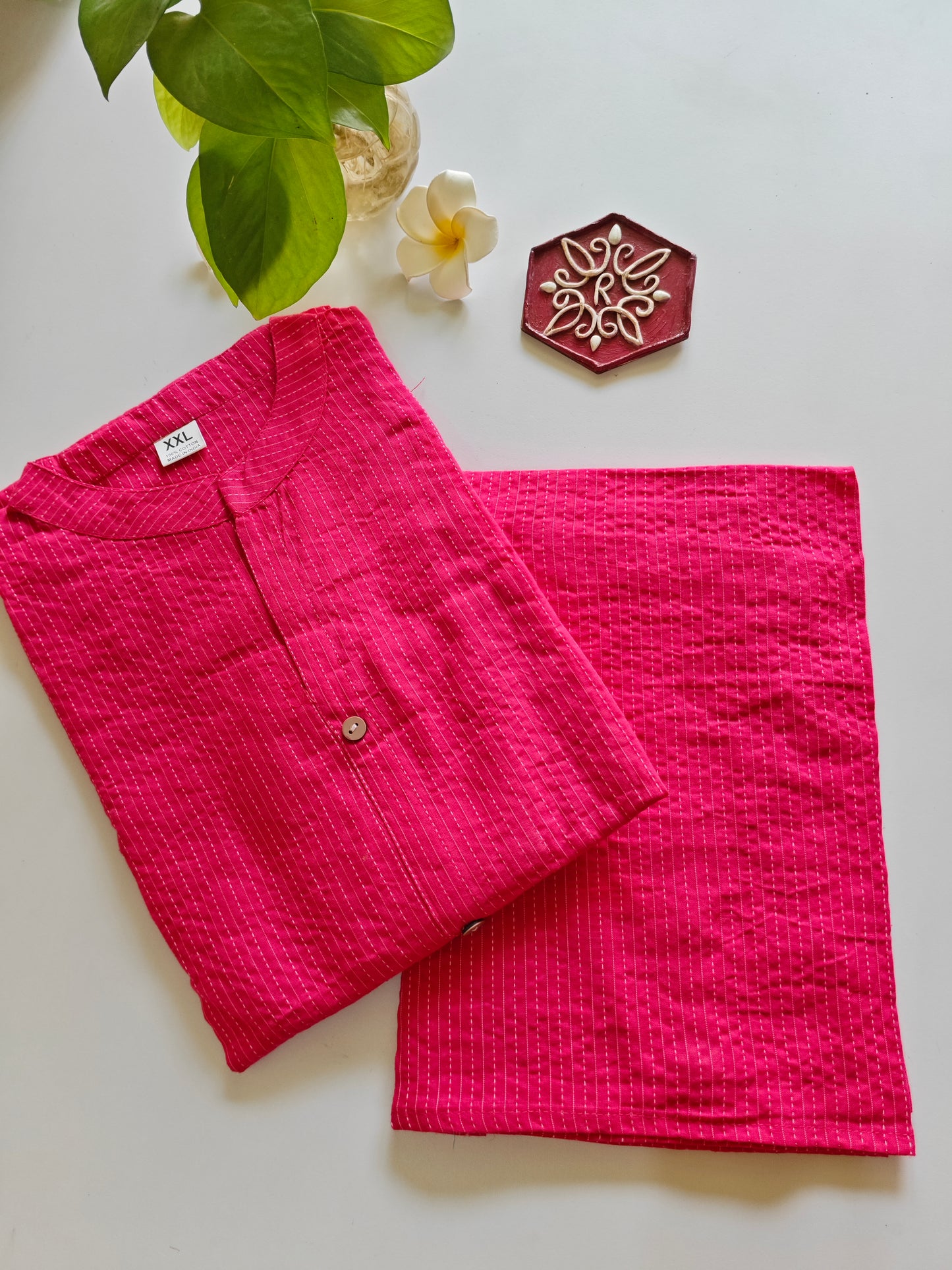 A-line cotton Co-ord set