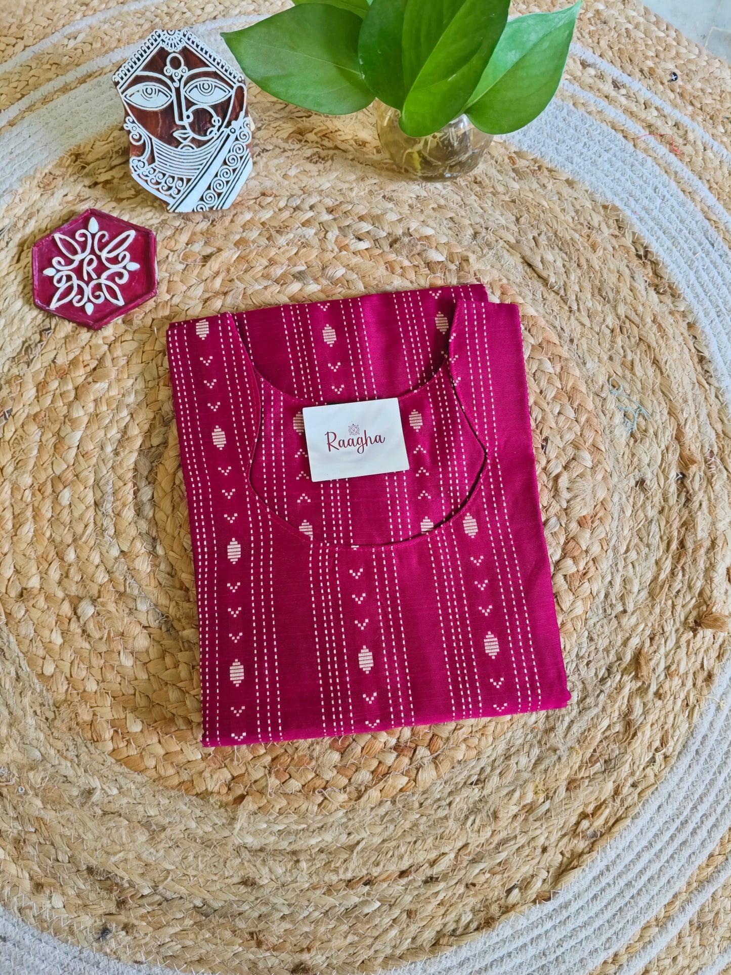 Raw Silk Kurti