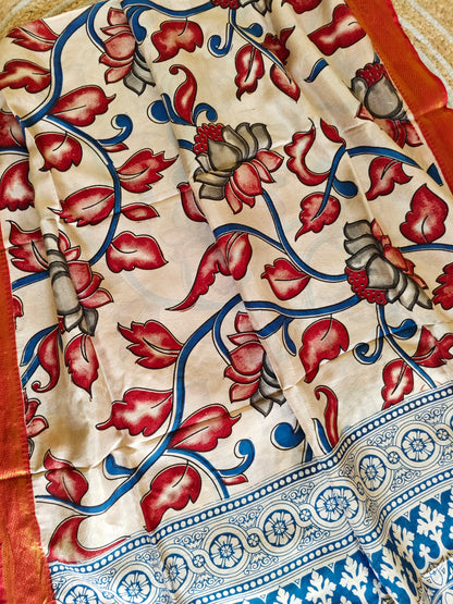 Kalamkari Silk Dupatta
